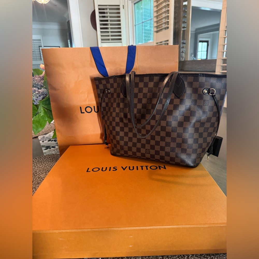 Louis Vuitton Damier Ebene neverfull MM